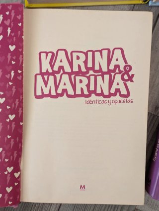 Colección de 4 libros de Karina & Marina