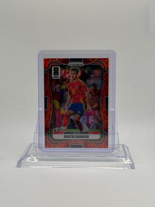 Carta Martin Zubimendi España Panini Prizm 47/86