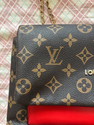 Borsa Louis Vuitton Marrone e Rossa