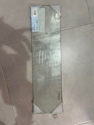 Estante de vidrio 450x120x6mm sin estrenar