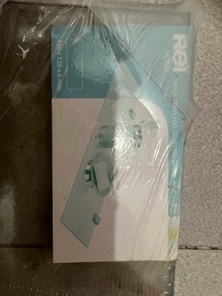 Estante de vidrio 450x120x6mm sin estrenar