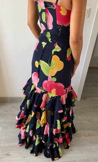 Vestido Flamenca Tirantes Estampado