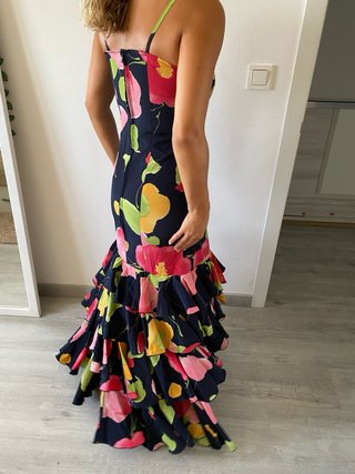 Vestido Flamenca Tirantes Estampado