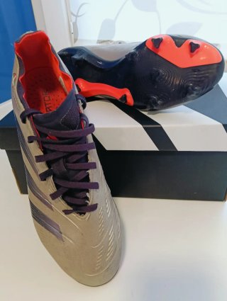 Adidas Predator Botas Fútbol Plata