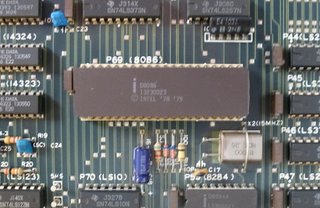 Placa base PC Seiko Seikosha 8610 + PSU Intel 8086