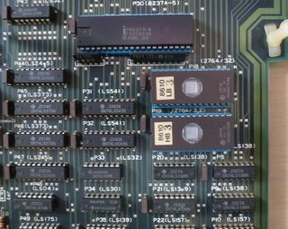 Placa base PC Seiko Seikosha 8610 + PSU Intel 8086