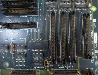 Placa base PC Seiko Seikosha 8610 + PSU Intel 8086