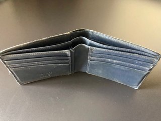 Cartera Montblanc Gris Cocodrilo Bifold
