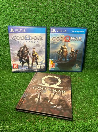 Lote God of War PS4 + Libro Arte