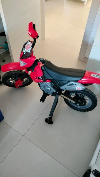 Moto Eléctrica Infantil Roja