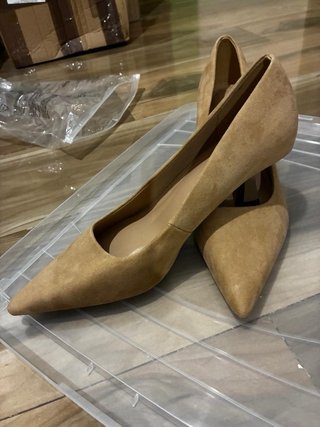 Zapatos de tacón beige/marrón
