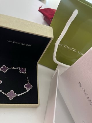 Pulsera Van Cleef & Arpels Alhambra Morada