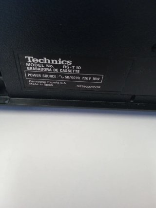 Technics RS-T10 Doble Cassette Deck. Pletina.