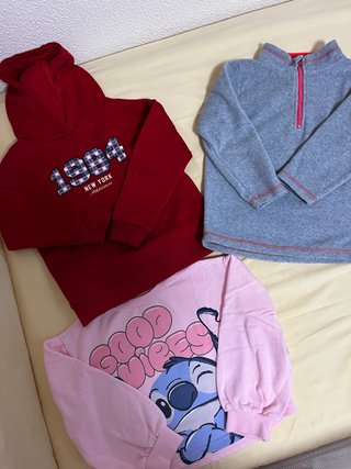 Lote 3 sudaderas niña talla 3-4