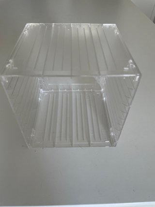 Cubo Plástico Archivador para CDs y CDs Dobles
