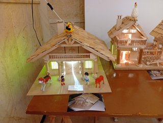 Chalet artesanal de madera