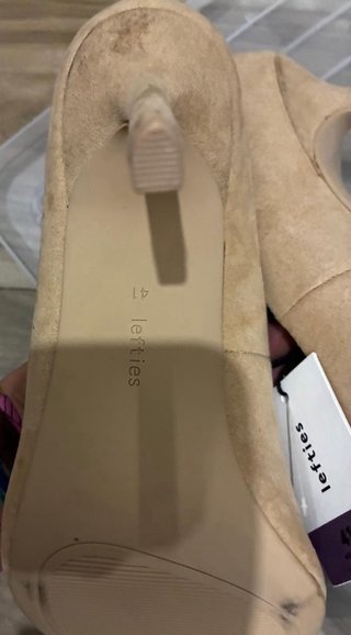 Zapatos de tacón beige/marrón
