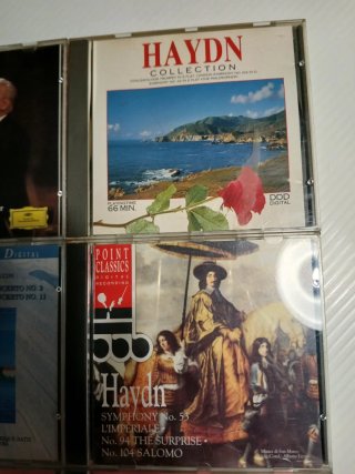 Lote 8 CD di Musica Classica Haydn. PREZZO DEL LOTTO