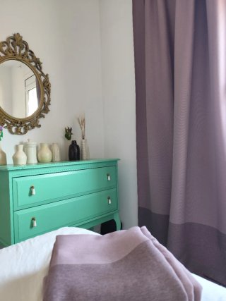 Cortinas IKEA MARJUN malva
