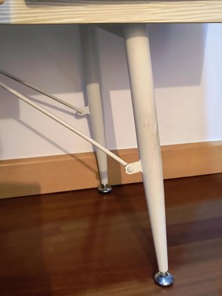 Aparador recibidor entradita madera y mimbre