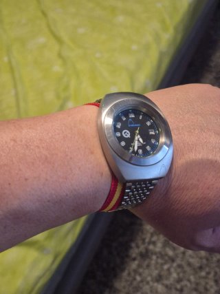 Reloj Deportivo Head Azul y Plateado