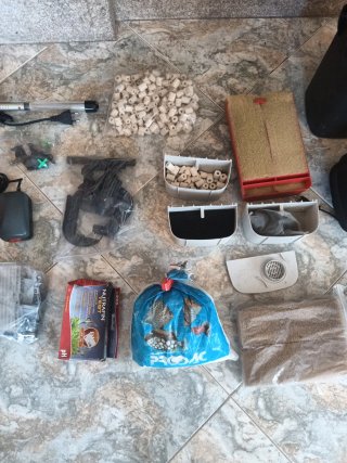 Todos los utiles para montar un acuario de 300 l