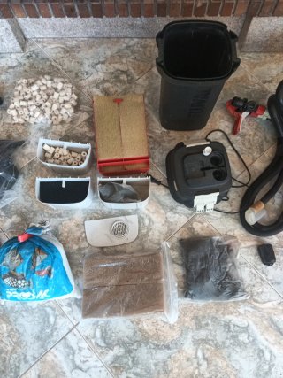 Todos los utiles para montar un acuario de 300 l