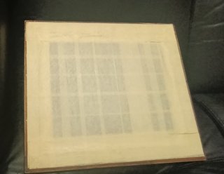 Specchio artigianale in legno 38x33