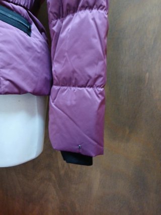 Piumino donna con pelliccia e cintura nuovo