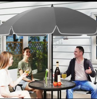 Conjunto Mesa Sillas y sombrilla Jardín