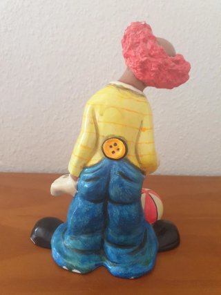 Figura payaso escayola