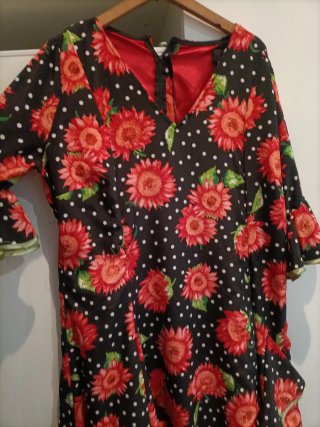 Vestido Flamenco Talla XXL/XXXL