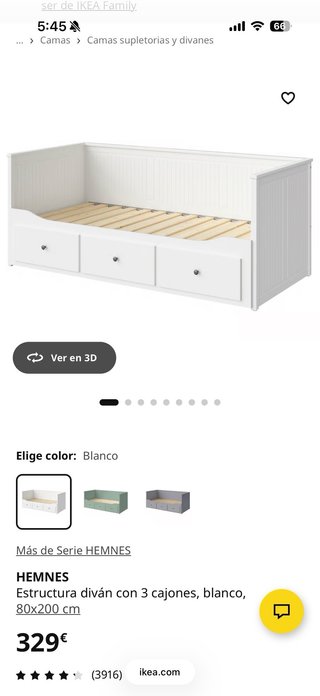 Cama Nido Ikea Hemnes + 2 colchones, como nuevo