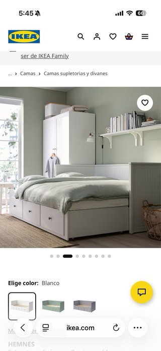Cama Nido Ikea Hemnes + 2 colchones, como nuevo