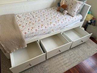 Cama Nido Ikea Hemnes + 2 colchones, como nuevo