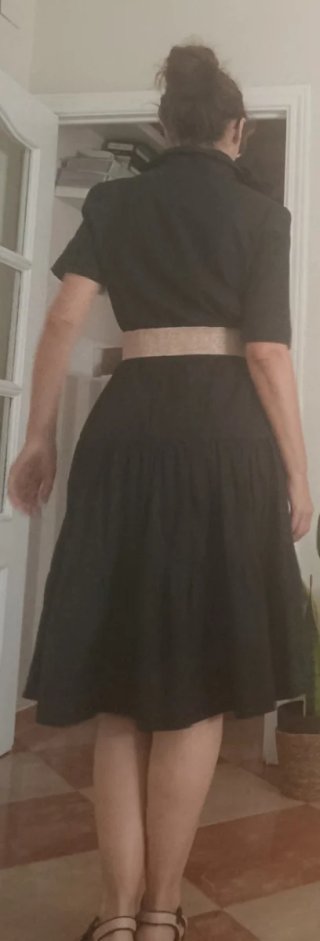 Vestido negro El Corte Inglés Talla XS