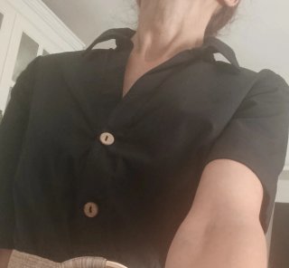 Vestido negro El Corte Inglés Talla XS