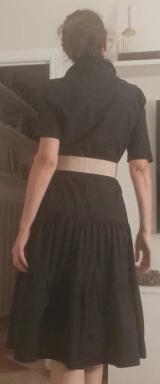 Vestido negro El Corte Inglés Talla XS