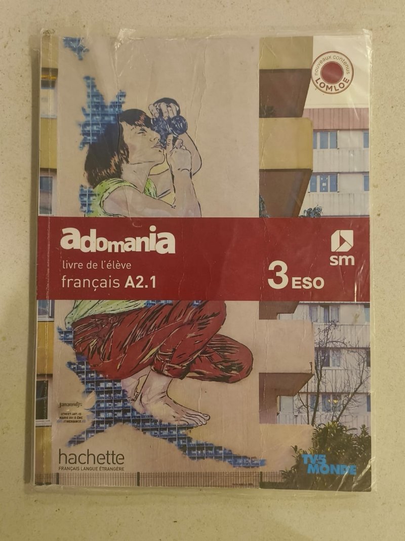 Adomania, Français A2.1, 3 ESO. Livre de l'élève