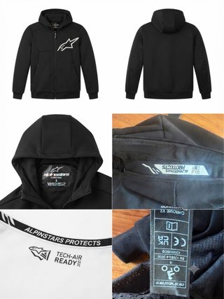 Sudadera Alpinestars Tech-Air Ready Negra