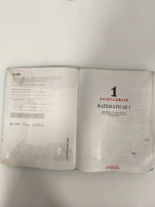 Matemáticas I 1 Bachillerato