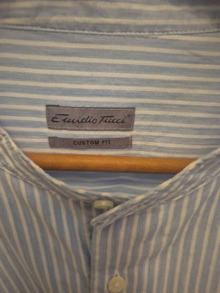 Camisa de rayas azul Talla M