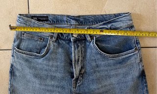 Pantaloncini in denim Zara blu