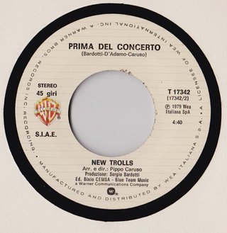 New Trolls Anche Noi 7" 45 RPM 1979 Warner Bros.