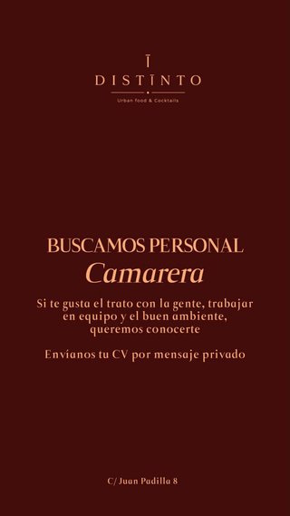 AYUDANTE CAMARERO/A