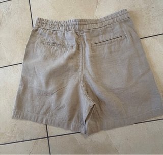 Pantaloncini uomo lino e cotone beige