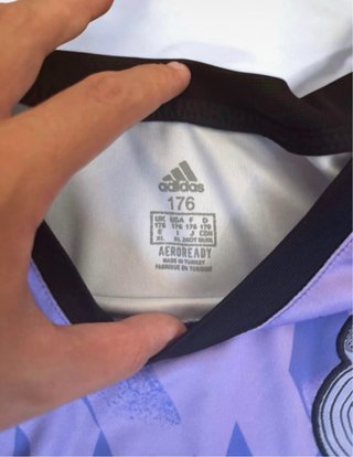 Camiseta Real Madrid 22/23 Morada Adidas 2ª