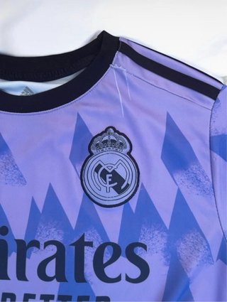 Camiseta Real Madrid 22/23 Morada Adidas 2ª