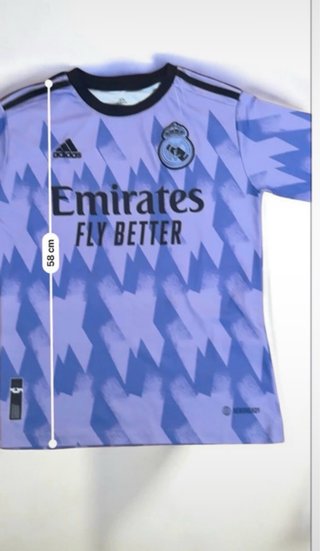 Camiseta Real Madrid 22/23 Morada Adidas 2ª