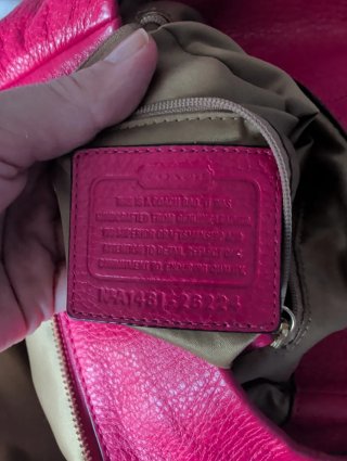 Bolso Coach Piel Rosa
